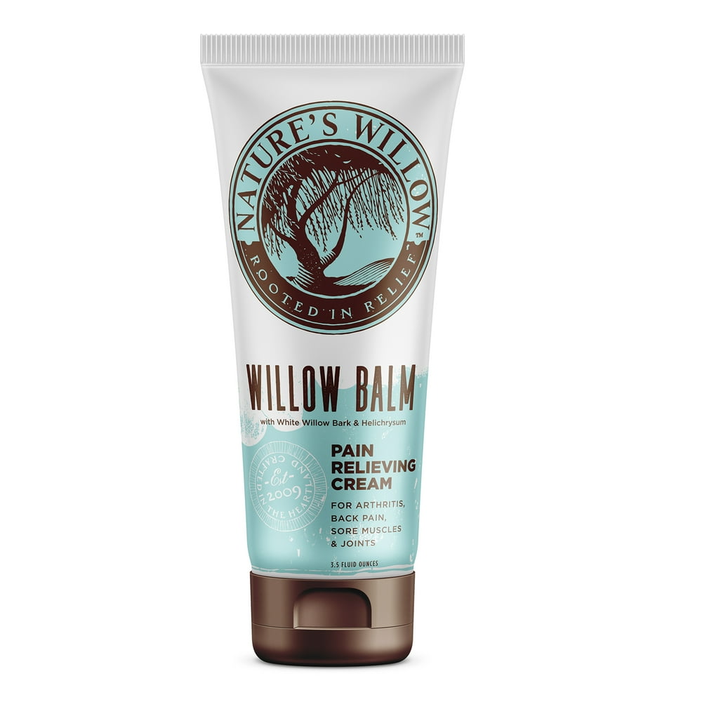 Nature's Willow Balm Pain Relieving Cream, 3.5 oz