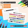 thumbnail image 3 of Bolígrafos Artugn de 60 colores acrílicos de doble punta para múltiples superficies, 3 of 8