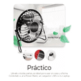 thumbnail image 3 of Ventilador De Escritorio Usb Pequeño Aspas De Metal 14cm, 3 of 4