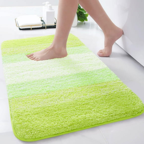 Alfombra de baño aromática de microfibra, absorbente, 60 x 40 cm, largo