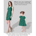 thumbnail image 5 of Soimoi Floral & Leave Printed, Poly Canvas Fabric, Decor Sewing Fabric by The Yard 56 Inch Wide,Decorative Fabric for Curtains Tote Bags, White & Green, 5 of 5