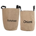 thumbnail image 1 of Moyic Bolsa de almacenamiento de tela de yute marrón transpirable y respetuosa con el medio ambiente - Cuerpo pequeño de gran capacidad Organizadores de utensilios de cocina, 1 of 6