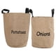 thumbnail image 1 of Moyic Bolsa de almacenamiento de tela de yute marrón transpirable y respetuosa con el medio ambiente - Cuerpo pequeño de gran capacidad Organizadores de utensilios de cocina, 1 of 6