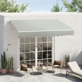 thumbnail image 4 of YYAo Patio Awnings Sun Shade Shelter, Patio Awnings, 8' x 7' Retractable Sunshade Awning for the Patio with Easy Crank Design & Hardware Included, Gray, 4 of 13