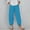 Blue, variant on pstuiky Wide Leg Yoga Pants for Women, Solid Color Loose Cropped Palazzo Pants Pants Basic Women Pant Black L