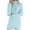 Sky Blue, variant on Women's Double Sided Plush Turtleneck Pullover, Soft Fleece Lined Sweater, Cozy Warm Top, Comfortable Loose Fit Blouse, Luxurious Texture Casual Wear, Winter Comfort Essential White S