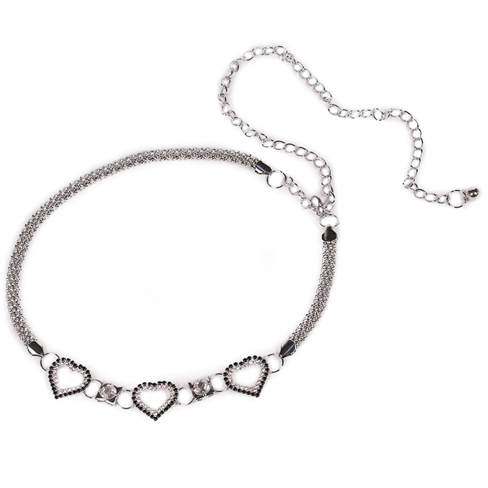 Cute Stylish Noble Women's Lady Young Girls Fashion Heart Metal Chain Style Belt Cute Stylish Noble Women's Lady Young Girls Fashion Heart Metal Chain Style Belt