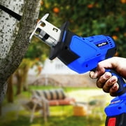 Dayplus Cordless Reciprocating Saw Wood Metal Cutting 2 Batteries Charger Pruning Sabre