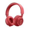 thumbnail image 4 of Auriculares con diadema Auriculares profesionales ajustables para fitness Auriculares supraurales para viajes de trabajo Rojo, 4 of 9