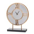 thumbnail image 1 of R16 HOME DF43492-DS Kenzo Horloge de Table&44; Or & Noir, 1 of 1
