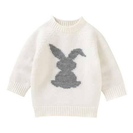 

Infant Toddler Baby Girl Boy Cartoon Fall Winter Knit Tops Pullover Sweater