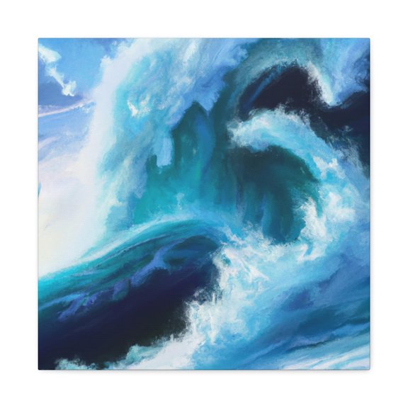 Oceanic Abyss Ablaze - Canvas