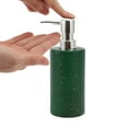 thumbnail image 3 of Unique Bargains 1 Pc Simple Cylindrical Soap Pump Dispenser for Hotel 350ml Silver Tone Green, 3 of 6
