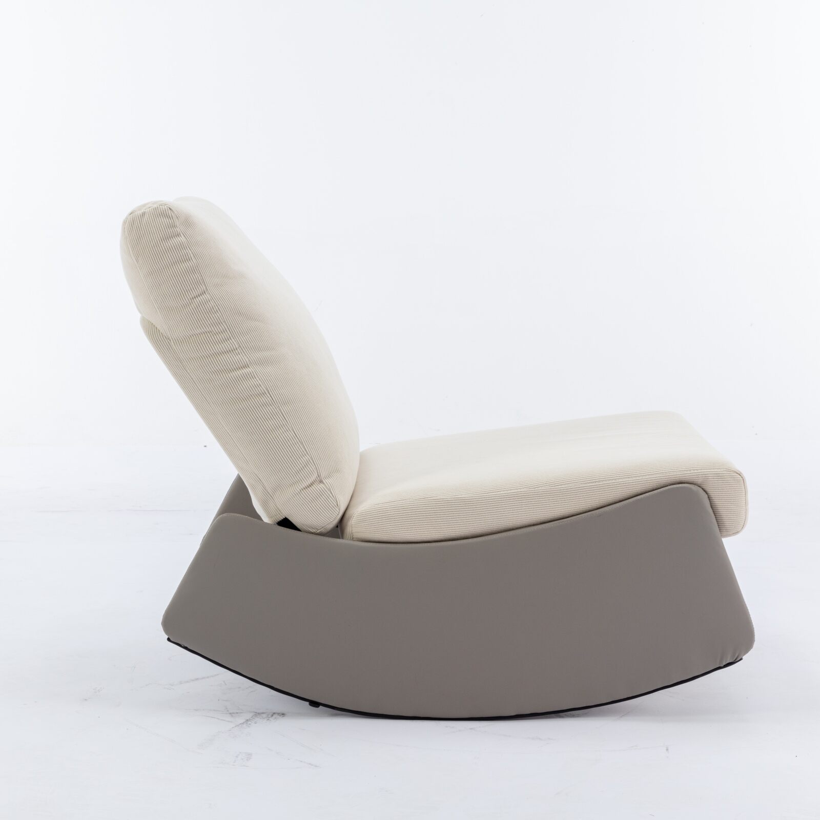 Outdoor Rocking Chairs Modern Rocking Chair Recliner, Comfy Rocker Nursery Chair with Footrest, Accent Reading Chair, Upholstered Lounge Chair for Relaxing, Resting,Soft Padded Rocker for Indoor Livi