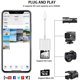 thumbnail image 4 of Lector de tarjetas SD Compatible con iPhone iPad, Lector de tarjetas Micro SD Tarjeta de memoria MFZFUKR CZDZ-HY29, 4 of 5