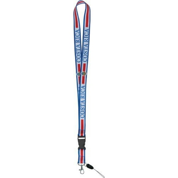 28" Costa Rica Flag Lanyard