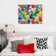 thumbnail image 5 of Orinice Colorful Pattern Fine Art Aesthetic Poster Print Wall Painting for Classroom Kitchen Office Farmhouse Bathroom Room Decor Wall Art Decor Bedroom Fashion Kitchen Pictures Canvas Living, 5 of 6