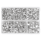 thumbnail image 1 of FloreceBien Diamantes de imitación de tamaño mixto con parte trasera plana, gemas de cristal redondas sin fijación por calor, cuentas de piedra de cristal para cara, uñas, ropa, zapatos, bolsos,, 1 of 6