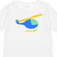 thumbnail image 4 of Inktastic Blue Helicopter Boys or Girls Long Sleeve Toddler T-Shirt, 4 of 5