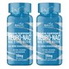 Neuro NAC Supplement N-Acetyl Cysteine Ethyl Ester (2 Pack)- 20x More Bioavailable Than NAC 600 mg - Boost Glutathione 10x More Than Liposomal Glutathione - N Acetyl Cysteine Ethyl Ester 120 Capsules