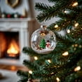 thumbnail image 5 of TanSiDing 10pcs Acrylic Christmas Tree Hanging Ornaments, Shatterproof Holiday Decorations for Indoor Outdoor Home Party Fireplace Car Rearview Mirror Festive Decor, 5 of 9