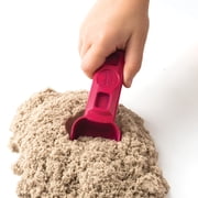 Kinetic Sand, Folding Sand Box with 2lbs of All-Natural Kinetic Sand, 7 Molds and Tools, Play Sand Sensory Toys for Kids Ages 3 and up