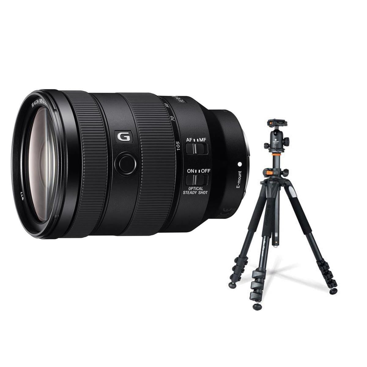 Sony FE 24-105mm F4 G OSS Full Frame Zoom Lens (SEL24105G) Bundle