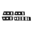 thumbnail image 3 of Window Switch Panel Decor Car Interior Decoration 4pcs Carbon Fiber Style Window Switch Panel Cover Trim Fits For Range Rover Evoque L551 2020, 3 of 8