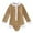 Brown, variant on Summer Girls Long Sleeve Solid Color Ruffles 1 Piece Swimwear Beach Onesie Swimsuit Bikini,Girls Swimsuit,2-3 Years