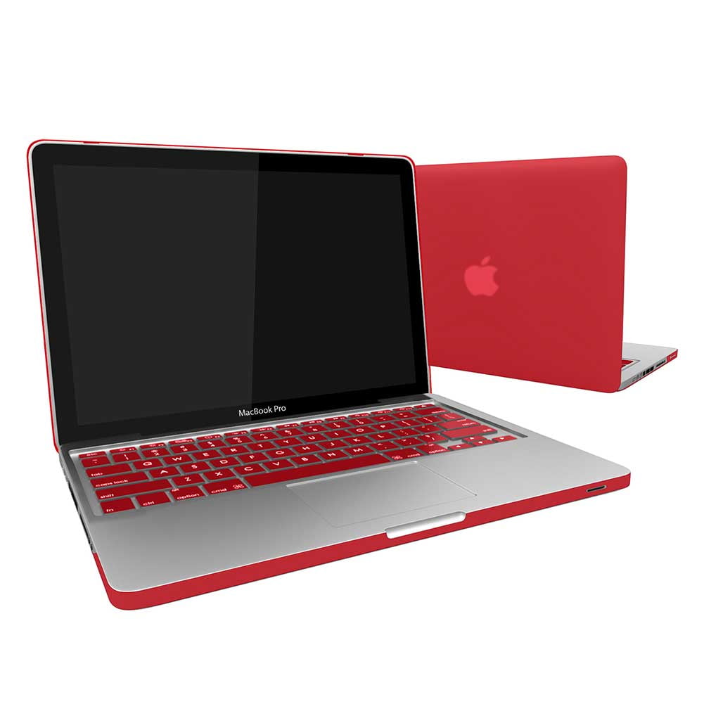 Keyboard Cover For Macbook PRO 13/" A1278 Rubberized Hardcase Shell With CD-ROM