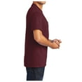 thumbnail image 3 of Mafoose Men's Short Sleeve 50/50 Cotton/Poly Tall Core Blend Pocket T-Shirt Athletic Maroon 2X-Large Tall, 3 of 4