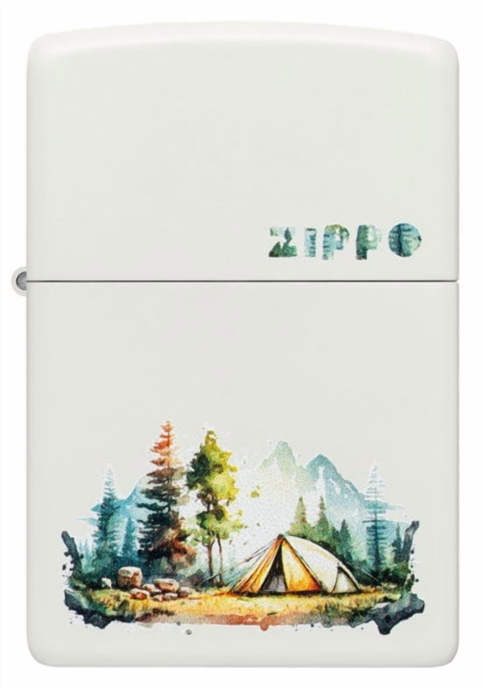 Zippo Lighter - Customized Engraved Message on Windproof Camping Design 46474