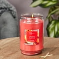 thumbnail image 2 of Mainstays Raspberry Peach Frosé Scented Single Wick Candle, 20 oz., 2 of 7