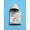 thumbnail image 3 of Car Plates California Sun-kiss Hoodie Women -Image by Shutterstock, Female Medium, 3 of 4
