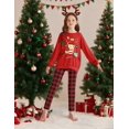 thumbnail image 2 of Arshiner Girls Long Sleeve Shirts with Pockets Crewneck Soft Casual Raglan Kids Blouse Tee Tops, 2 of 6