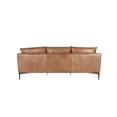 thumbnail image 5 of Pemberly Row 85" Transitional Buffalo Leather Sofa in Tan Finish, 5 of 7