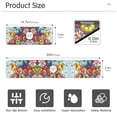thumbnail image 3 of Yayeee Faucet Mat for Kitchen Sink 14.7" Diatomite Long Splash Guard Pad, Blue Floral Tomatoes, 3 of 7