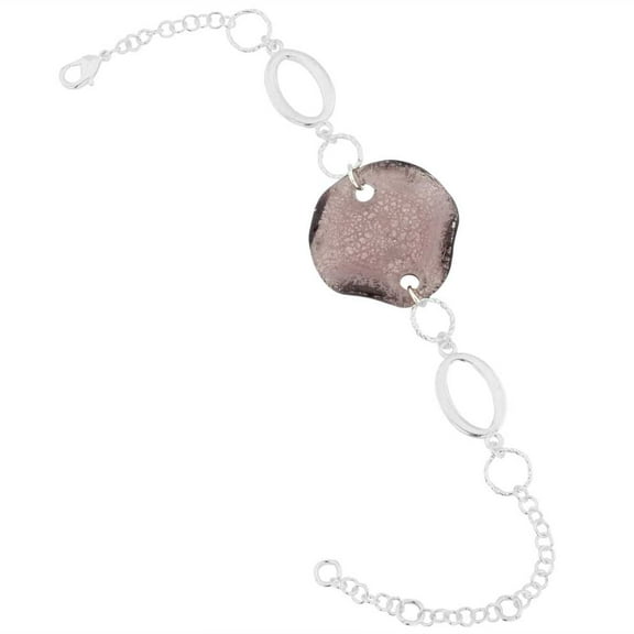 GlassOfVenice Murano Glass Volano Bracelet - Purple