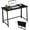 Black, variant on 31.5" Folding Desk for Small Spaces, Foldable Compact Computer Table for Home Office, Study, Bedroom, Dorm, Easy Assembly Space Saving