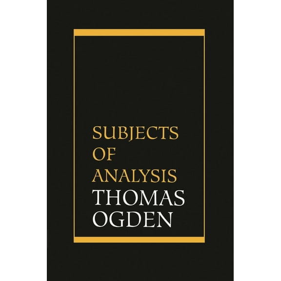 Subjects of Analysis, (Paperback)