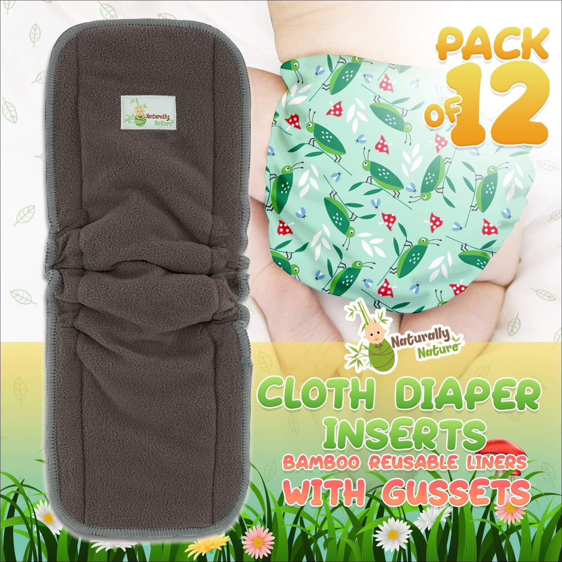 charcoal diaper inserts