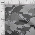 thumbnail image 2 of oneOone Cotton Cambric Gray Fabric Animals Sewing Craft Projects Fabric Prints By Yard 56 Inch Wide, 2 of 6