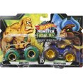 thumbnail image 7 of Hot Wheels Monster Trucks Roarin’ Rumble 2-Packs Of 1:64 Scale Toy Trucks, 7 of 7
