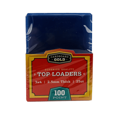 25 Cardboard Gold 2.5mm 100pt Pro Top-loaders Topload Thick Jersey Cards