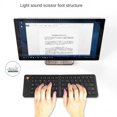 thumbnail image 3 of Foldable Keyboard Rechargeable 67 Keys Keyboard Portable Wireless Office Keyboard Compatible For Windows Android IOS black, 3 of 5