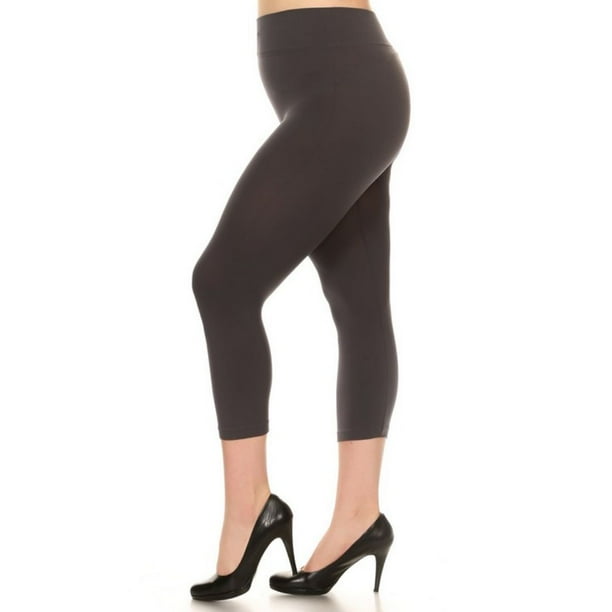Plus size nylon best sale capris