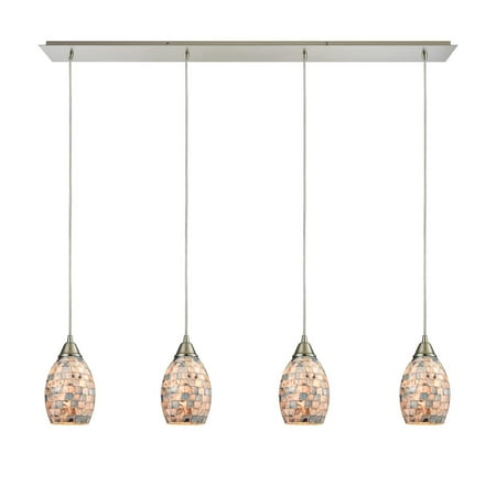 

Elk Home 46-Inch Wide Capri Mini Pendant Transitional Satin Nickel