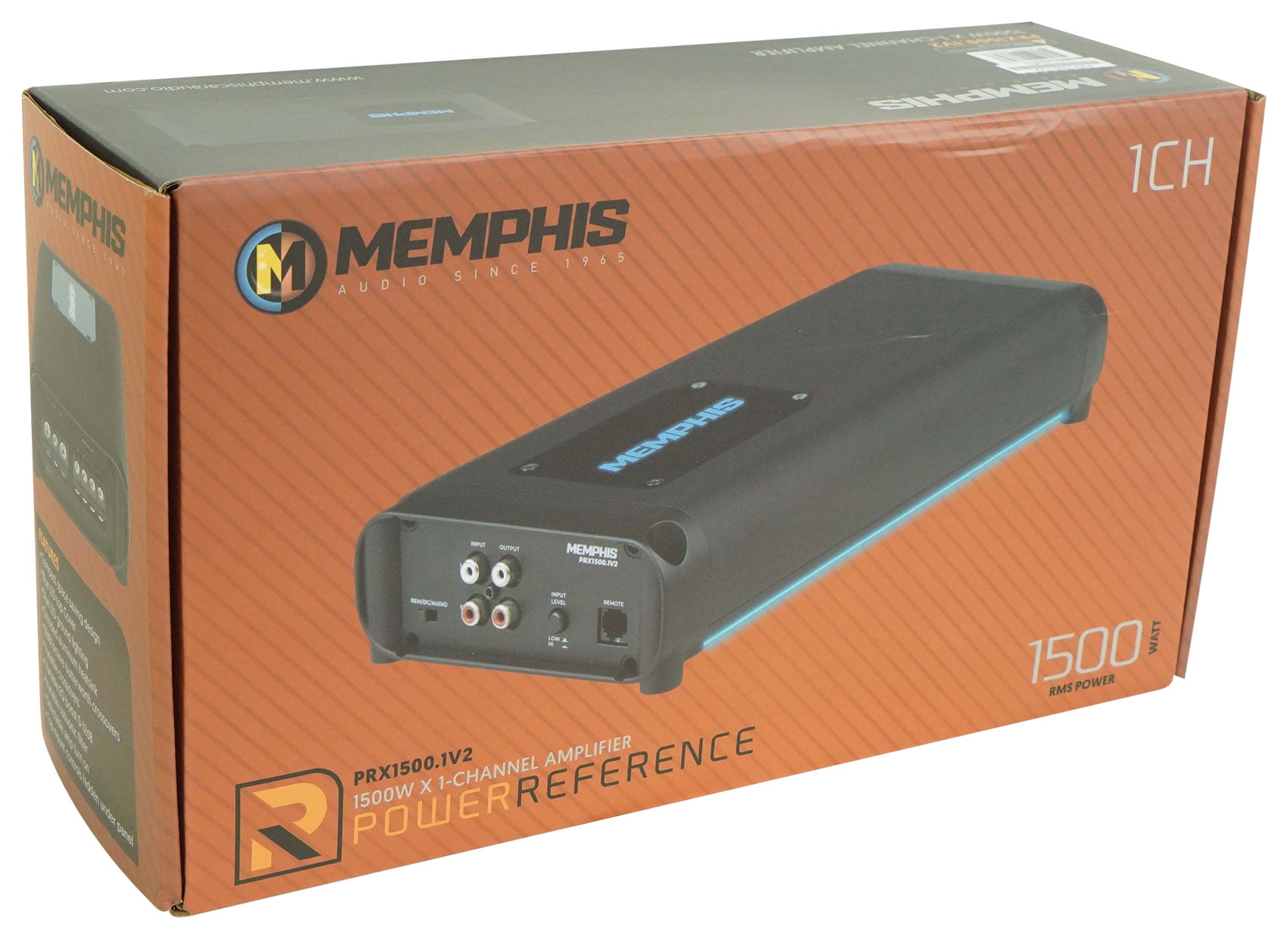 Memphis Audio PRX1500.1V2 1500w  Mono Car Amplifier 1-Ohm PRX Amp PRX1500.1 V2
