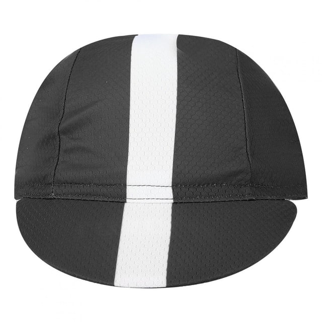 Unisex adultos al aire libre montar en bicicleta ciclismo gorra deportiva transpirable rayas blancas y negras
