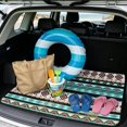 thumbnail image 2 of KUIFORTI Aztec Tribe Car Trunk Liner Easy to Clean 29" x 39" Cargo Mat Rear Trunk Line Vehicle Interior Protection Accessories Universal Fit for Most Cars, SUVs & Trucks, 2 of 7